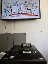 Vintage Sega Mega Drive Mk1 (Model 1600-05) UNIT ONLY-NO LEADS - Fully Working