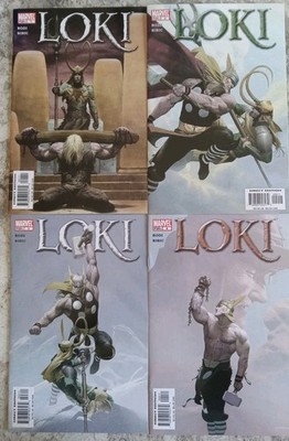 Loki #1 2 3 4 Set  1st Print FN Marvel Comics Ribic