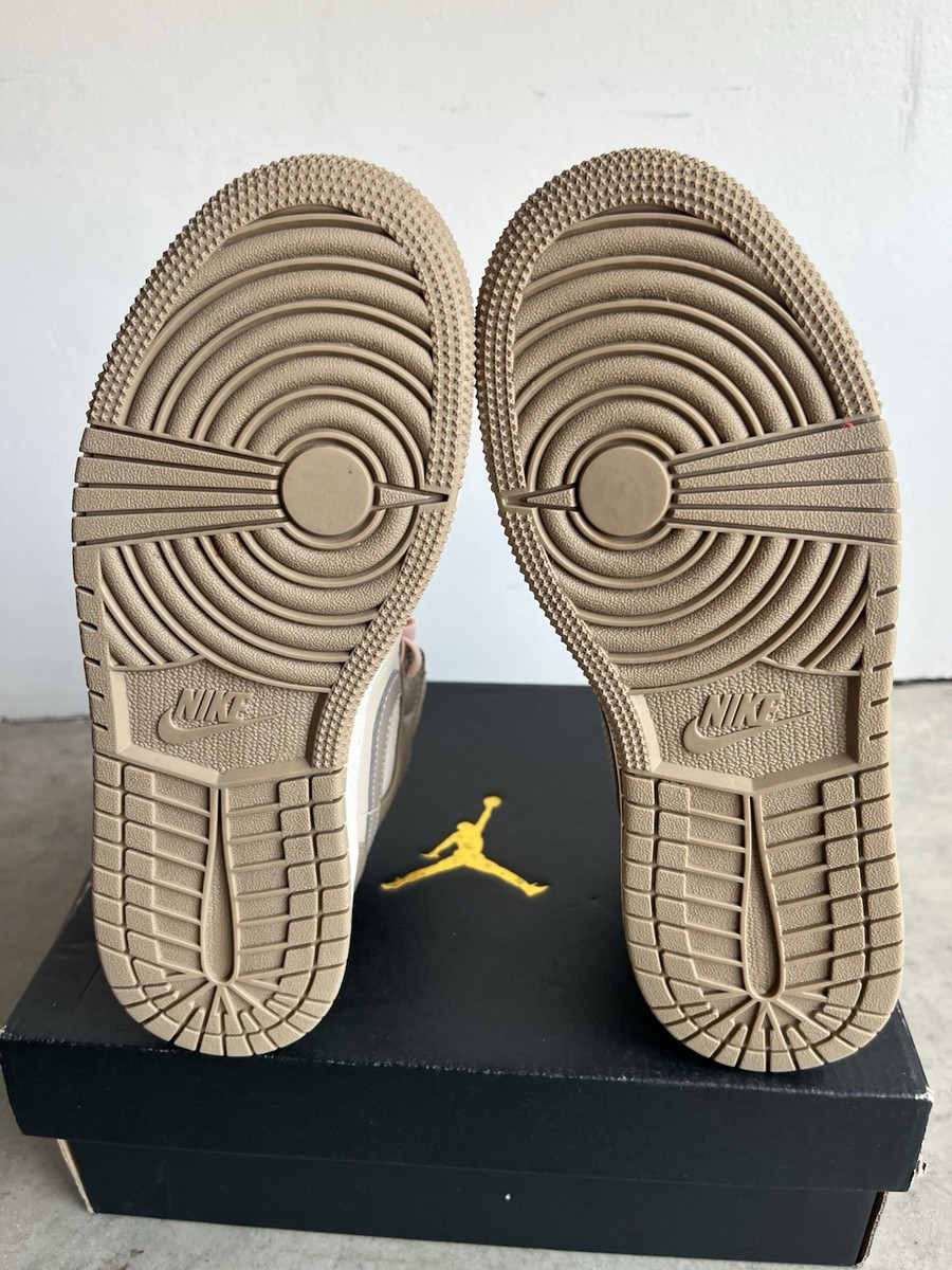 Nike Air Jordan 1 Mid BG Legend Brown/Khaki HF4781-203 Size 4Y/5.5