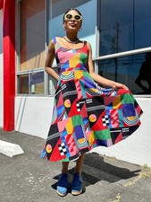 RARE FIND Nooworks Ansley Vacation Dress Size Large Excellent Condition