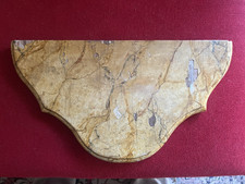 Mensola consolle antica Legno In Finto Marmo 42x23 Cm, Buonissime Condizioni,