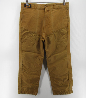 VTG Blue Bill by Redhead Pants Men 36X27 Brown Hunting Brush Duck Canvas 70s 80s