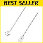 Versatile 42" Stirring Paddle and 40" Skimmer for Seafood Boils & Cooking Needs