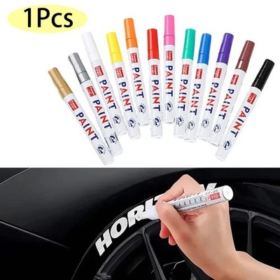 Autolack Stift wasserfest Reifen Metall Permanent Marker fuer Auto Reifen