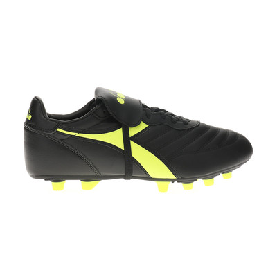 diadora Brasil Lt T Mdpu Soccer Cleats Mens Black, Yellow