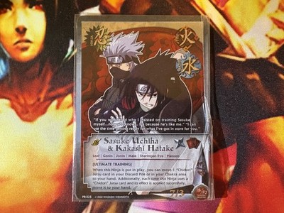 Naruto CCG TCG Sasuke Uchiha & Kakashi Hatake PR 025 SEALED PROMO FOIL