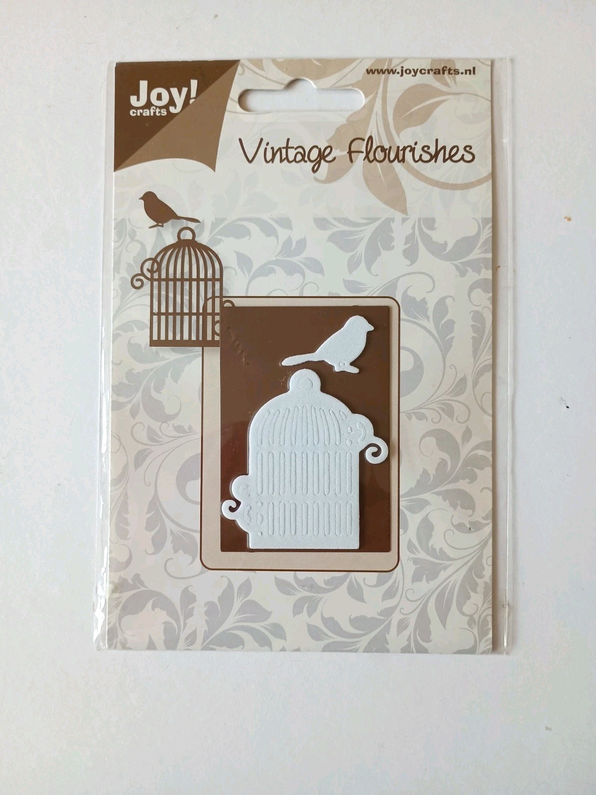 Joy Crafts Die Birdcage & Bird Vintage Flourishes Die Cardmaking Cutting Die