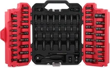 73-Piece Hex Torx Bit Impact Socket-Set, Master Socket Set, SAE... 