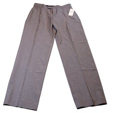 Calvin Klein Boys Slim Fit Flat Front Stretch Dress Pants Grey Heather Size 20