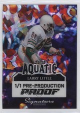 2025 Leaf Signature Series Aquatic 1/1 Larry Little #A-LL1 HOF a8x