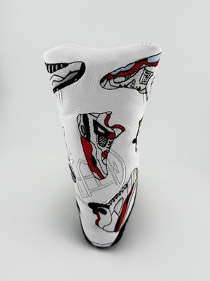 *NEW* TBC The Buck Club Golf Putter Head Cover Air Jordan Shoes White RARE!!