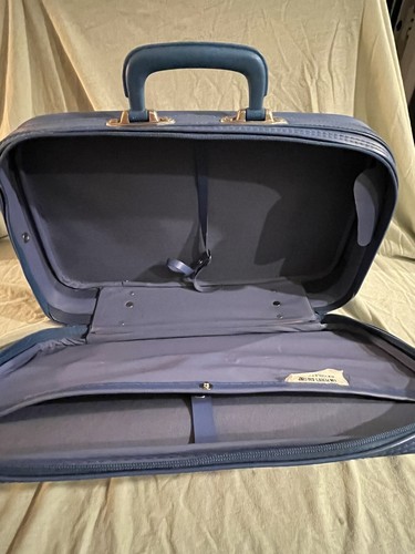 Vintage Care Bears Suitcase Luggage Blue 80s Carry On Kids Funshine Travel Case - Picture 8 of 8