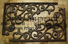 6 Cast Iron Antique Style Leaves & Vine Brackets, Garden Braces Shelf Bracket