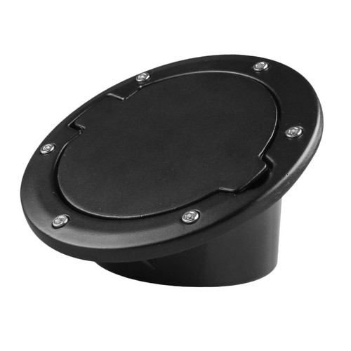 Coperchio Tappo Serbatoio Carburante Nero In Metallo Per Jeep Wrangler JK 2/4 - Foto 6 di 12