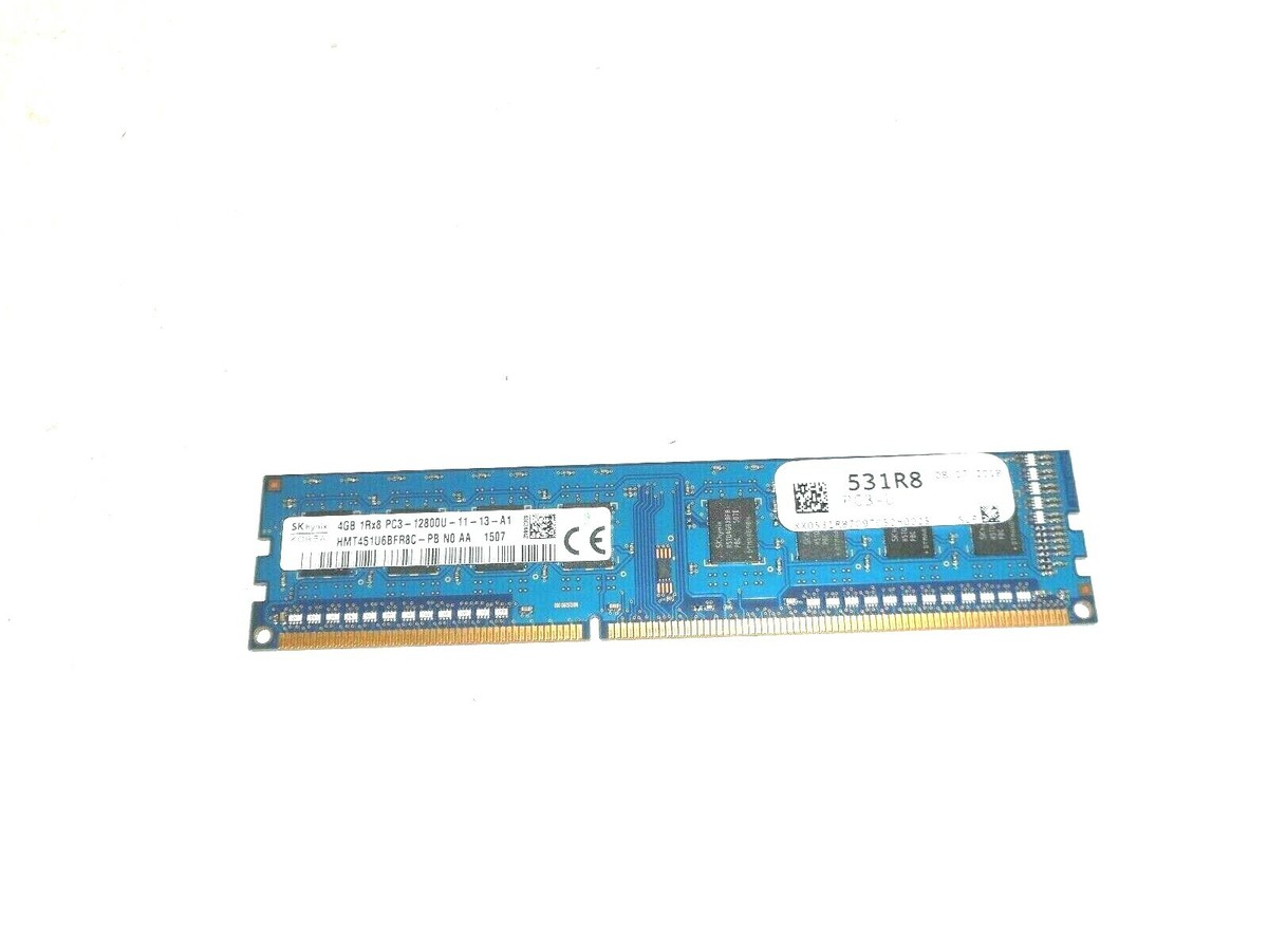 Hynix PC3-12800U GB DIMM 1600 MHz DDR3 SDRAM Memory