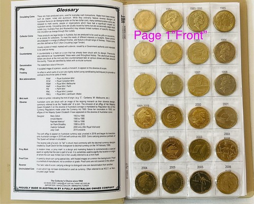 💥FULL “VST” BOOK AU$1 Coin Collection 1984 - 2024 Nice Circulated Free Post💥 - Picture 3 of 14