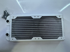 Black Ice Nemesis 240GTS Ultra Stealth U-Flow Low Profile Radiator - White