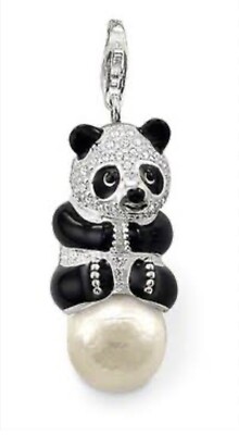 Thomas Sabo RARE Sterling Silver Panda Charm Pendant Australia