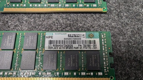 32GB (2x16GB) HP 752369-081 / 774172-001 PC4 DDR4-2133MHz RAM ** SERVER MEMORY** - Picture 3 of 4