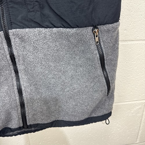 Vintage The North Face Womens Denali Full Zip Fleece Black Gray Vest Large USA - Picture 7 of 18