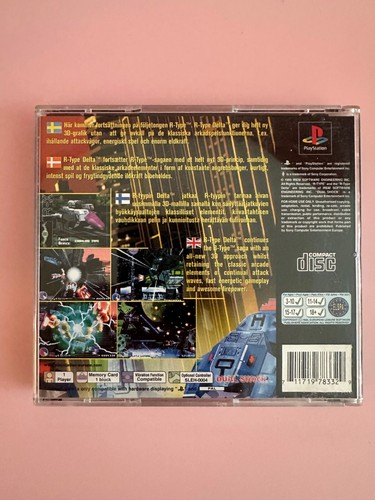 ps1 R-Type Delta Game Sony Playstation PAL EXCLUSIVE - Picture 2 of 4