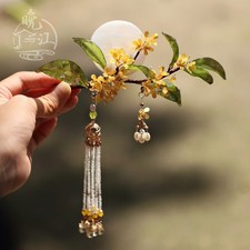 Moon Makes Osmanthus Fairy Hair Hairpin Ancient Style Hanfu Hairpin Noble