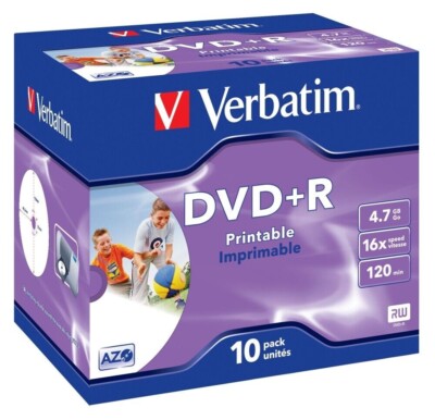 Verbatim DVD+R 10 Disk Case 16x Schreibgeschwindigkeit 4,7GB :: 43508 (Verbrauchsmaterialien > DVD M