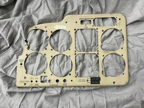 BEECHCRAFT BARON AIRCRAFT LEFT SIDE FLOATING INSTRUMENT PANEL | eBay