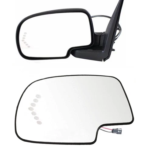 Driver Side Heated Mirror w/ LED Signal For Chevy Silverado GMC Sierra Cadillac