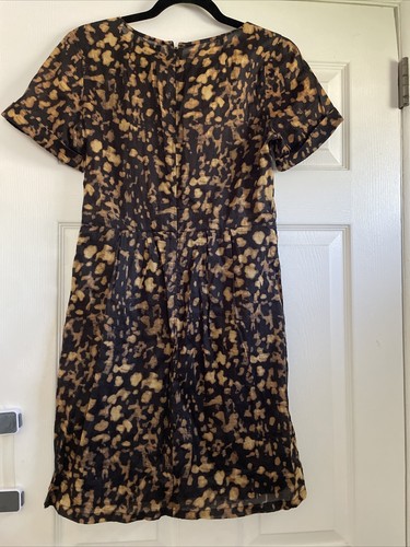 Broadway Broome X Madewell Spotshadow Mini Dress Pockets Size 2 Animal Print - Picture 4 of 6