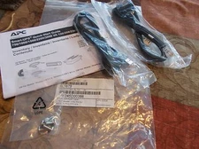 NEW APC 0L1675 Smart UPS Quick Start (2) Cords and Manual CD *FREE SHIPPING*
