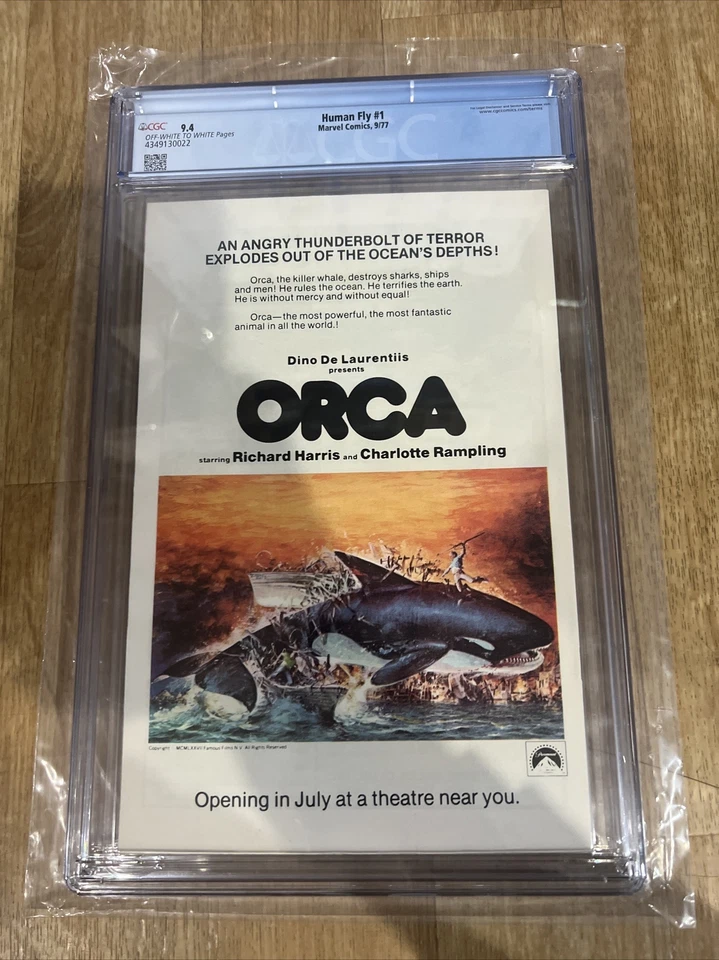 Marvel Comics The Human Fly 1 Cgc 9.4 Quiosco Clasificado Spiderman Nueva Losa Foto 2 de 3