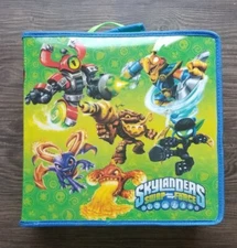 Skylanders Swap Force Carry & Display 32 Figure Storage Case Large Green Blue