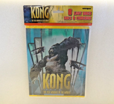 Kong The 8Th Wonder Of The World 8 Loot Bags #19713 RARE!
