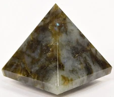53mm Labradorite Pyramid Natural Feldspar Crystal Sparkling Mineral - Madagascar