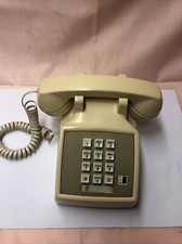 VTG AT T Traditional 1000 Touch Tone Telephone Beige/Cream Office Room Decor
