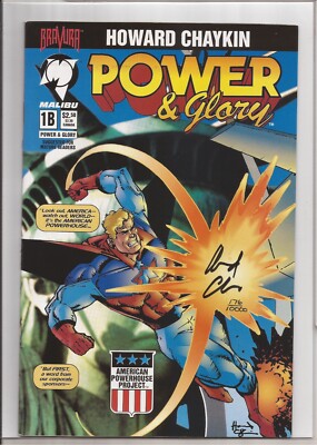 POWER & GLORY #1 - ''B'' VARIANT SIGNED BY HOWARD CHAYKIN W/ DF COA 176/10000