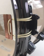 SnareFlair Vintage Style Snare Drum🥁Wire Cord Vintage White USA Made Percussion