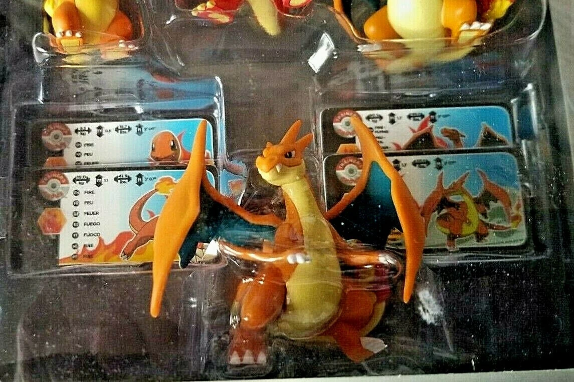 Tomy Pokemon XY Charmander, Charmeleon, Charizard & Mega Charizard Y Boxed  Mini Evolution Figure (Set of 4) - US