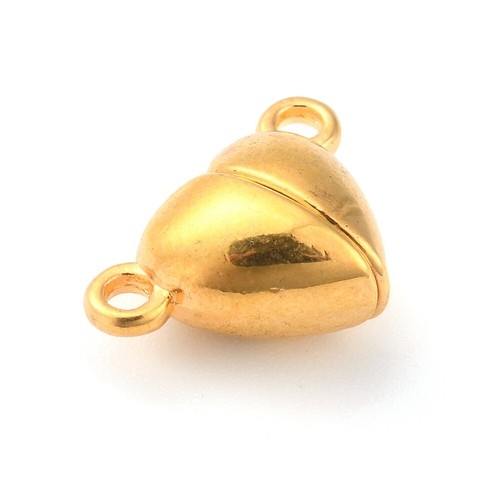 5Sets Alloy Heart Magnetic Clasps Jewelry Findings For Jewelry Making 15x9.5x6mm - Picture 9 of 13