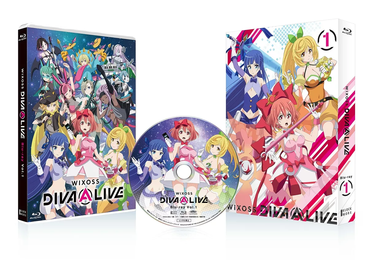 WIXOSS DIVA (A) LIVE Blu-ray Vol.1 First Production Limited Editi JP  Ver.