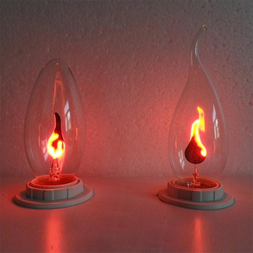 FLICKER FLAME Candle Light Bulb CHRISTMAS Lamps E14/E27 High Quality Nice Best - Picture 10 of 14