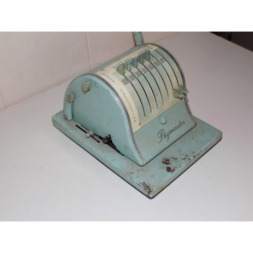 Vintage Paymaster Series S-1000 Check Printer Writer With Key Parts Repair - Picture 5 of 10