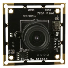 3.6mm Lens Webcam CMOS H.264 720P USB2.0 Camera Module For Windows Linux Android