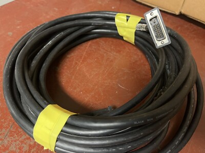 Monoprice DVI Digital Dual Link Male to Male Cable with Chokes 50ft Used
