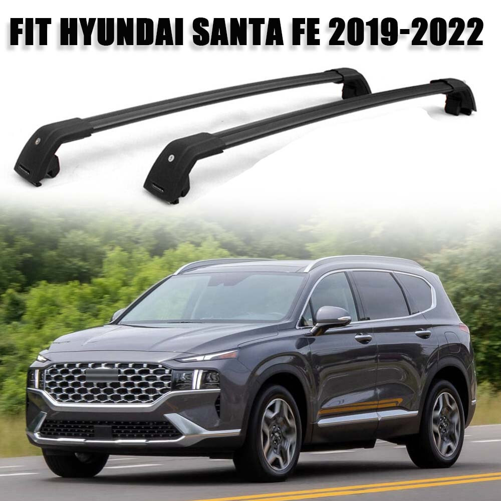 Cross Bar Hyundai Santa Fe Roof Rack 2PCS Crossbars Fits For