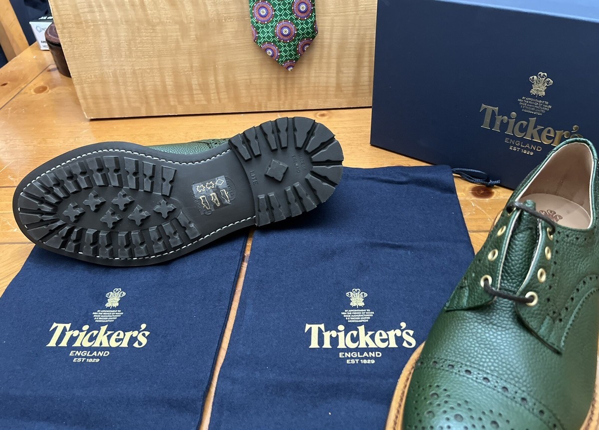 Made In UK - 11 US (10 UK) - Trickers - Cap Toe - Scotch Grain 