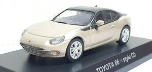 1 64 Kyosho Toyota 86 X Style Cb Champagne Diecast Car Model Ebay