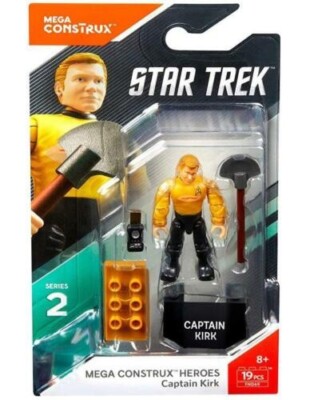 Mega Construx Star Trek Captain Kirk Neu und Sealed. Mega Construx.