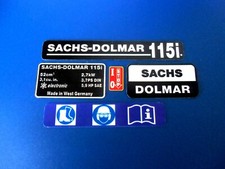 Zestaw naklejek do piły łańcuchowej Sachs-Dolmar 115i